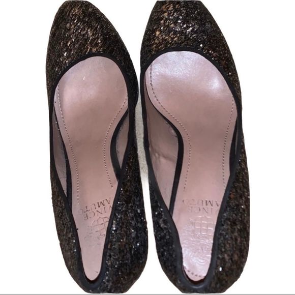 Vince Camuto Women Silver Glitter Heel Size 8B - Picture 5 of 8